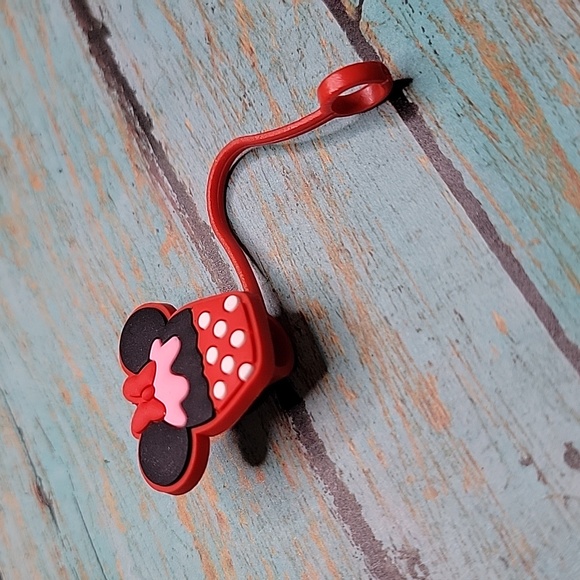 Minnie Mouse Cupcake Straw Topper - Picture 4 of 5